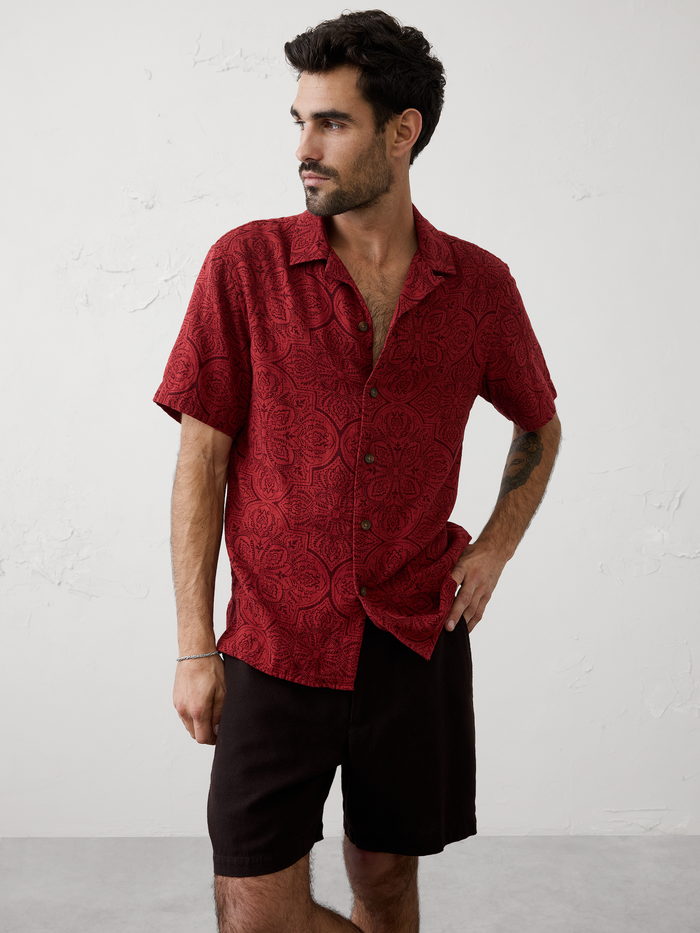 Image number 1 showing, Standard-Fit Coastal Resort Shirt