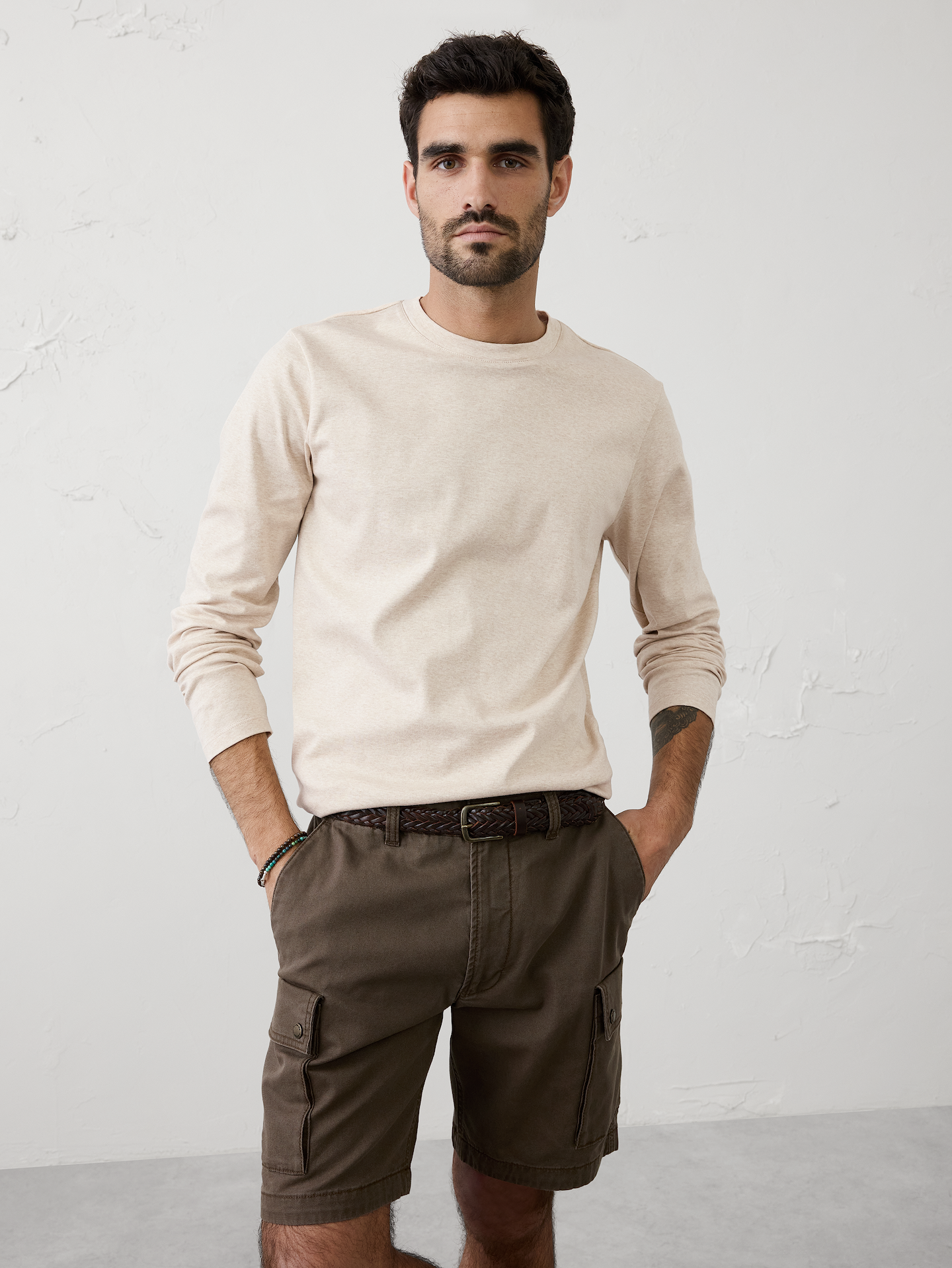Image number 1 showing, Slim-Fit Luxe Touch Long-Sleeve T-Shirt
