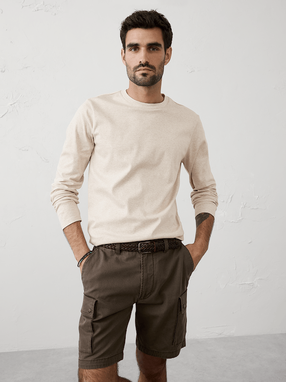 Slim-Fit Luxe Touch Long-Sleeve T-Shirt