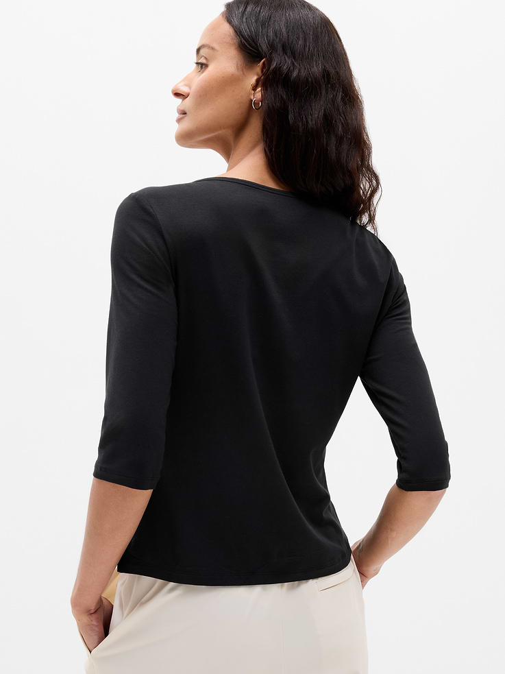Image number 3 showing, Foundation Midi Sleeve Tee