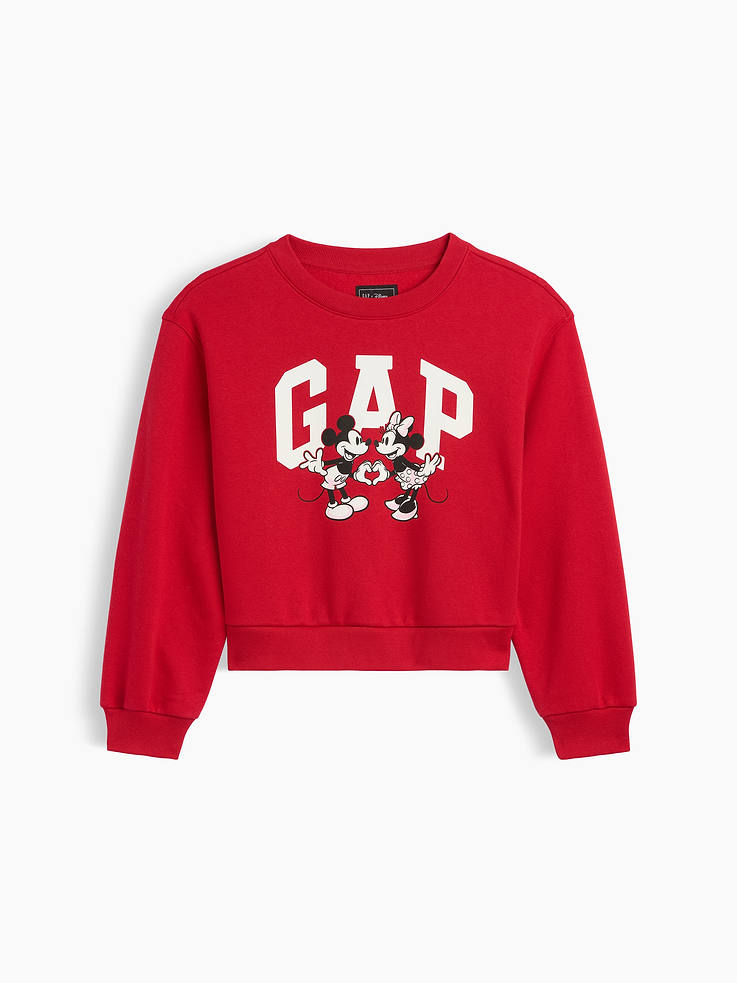 Image number 1 showing, GapKids × Disney Relaxed Wedge Crewneck Sweatshirt