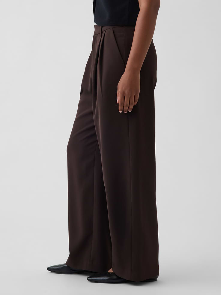 Image number 3 showing, Curvy 365 High Rise Pleated Trousers