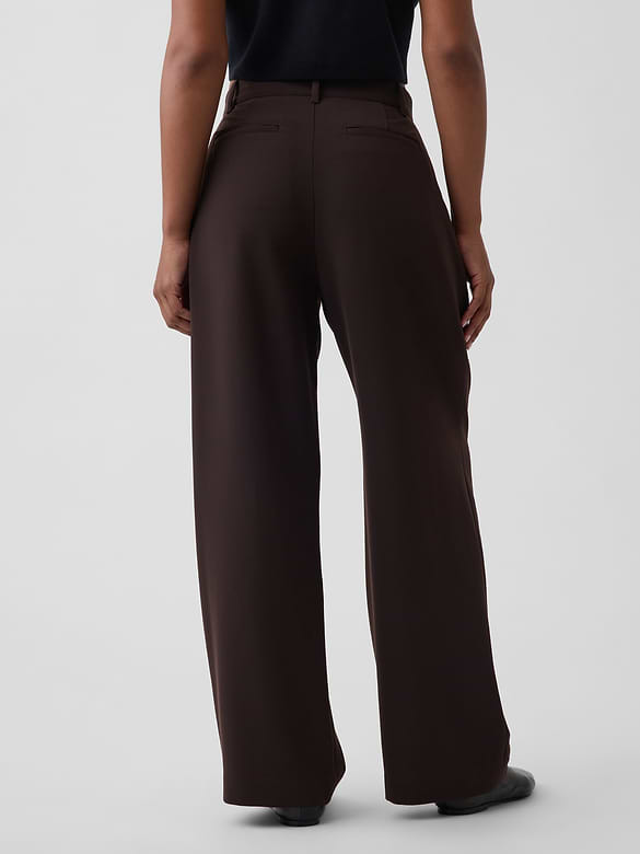 Curvy 365 High Rise Pleated Trousers