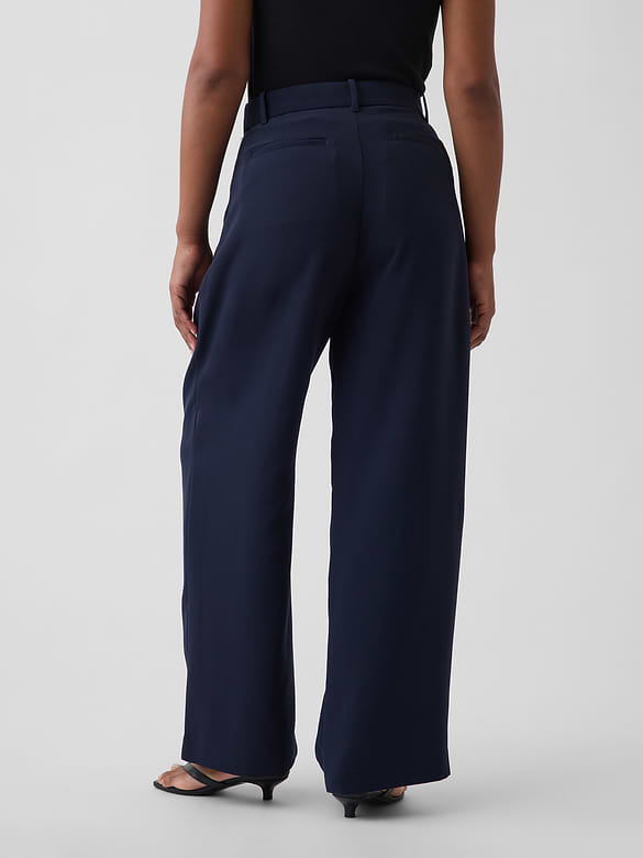 Curvy 365 High Rise Pleated Trousers