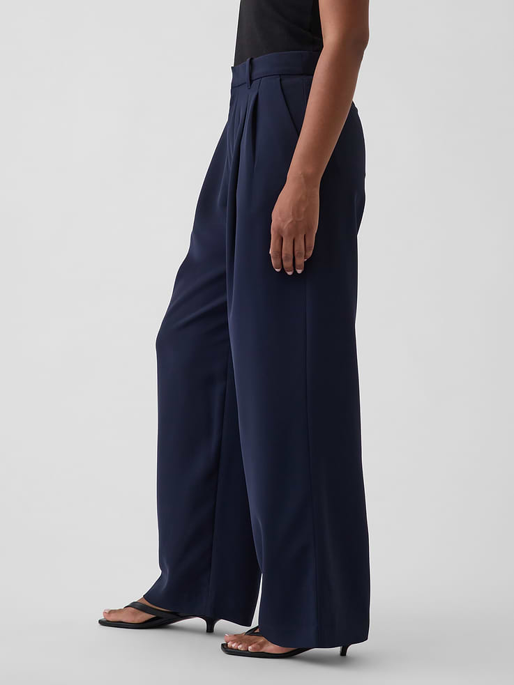 Image number 3 showing, Curvy 365 High Rise Pleated Trousers