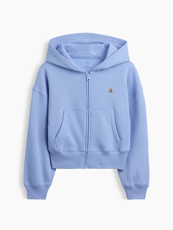 Kids VintageSoft Oversized Logo Zip Hoodie