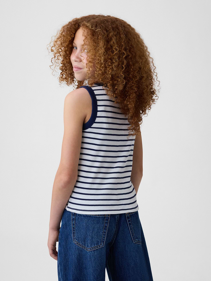 Image number 3 showing, Kid Rib Scoop Tank Top