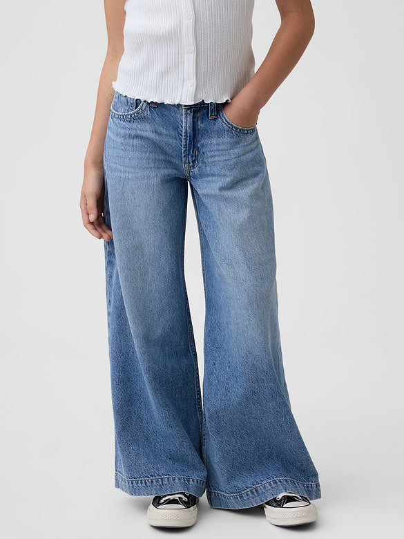 Kids Low Rise Extra Baggy Jeans