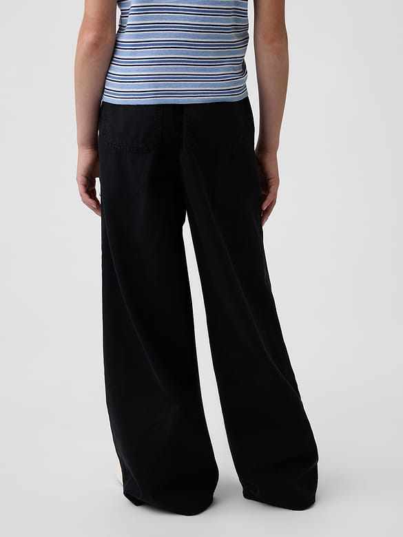 Kids Twill Baggy Pants
