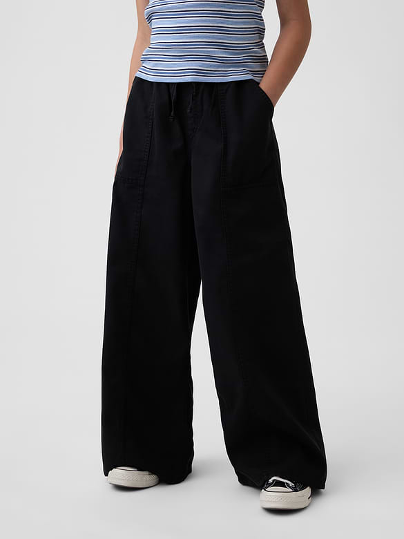 Kids Twill Baggy Pants