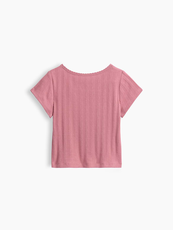 Baby & Toddler Pointelle Rib T-Shirt