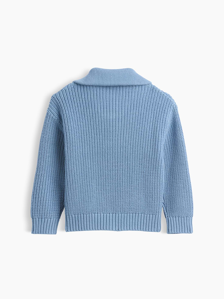 Image number 2 showing, Baby & Toddler Quarter-Zip Sweater