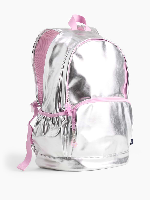 Sac à dos métallisé à breloque pour Enfant