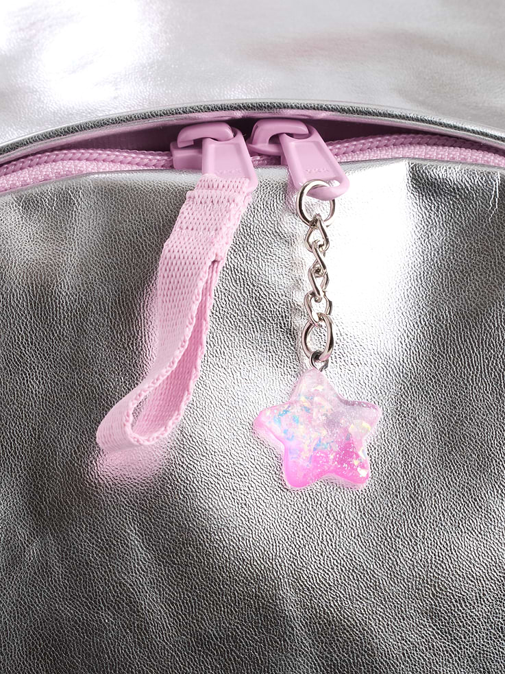 Image number 5 showing, Kids Metallic Charm Backpack