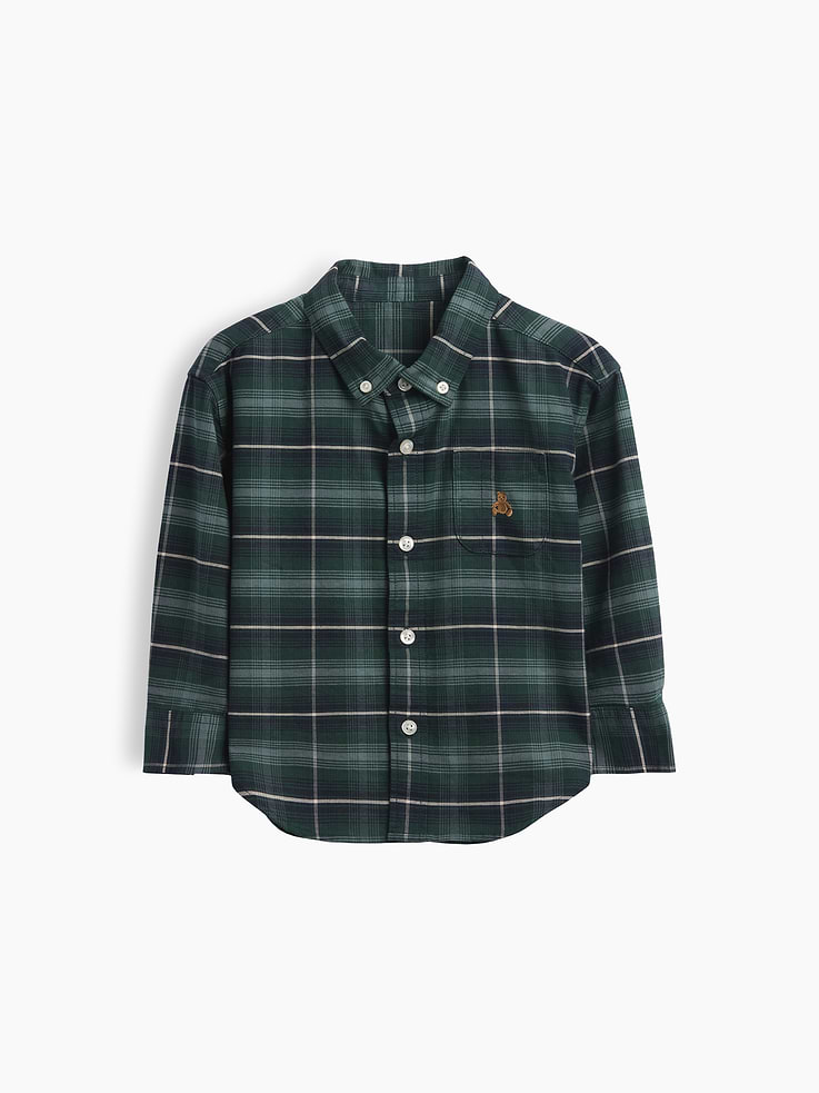 L'image numéro 2 présente Chemise ample oxford à imprimé et motif pour Bébé et Tout-petit