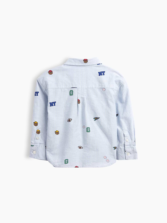Baby & Toddler Print Oxford Big Shirt