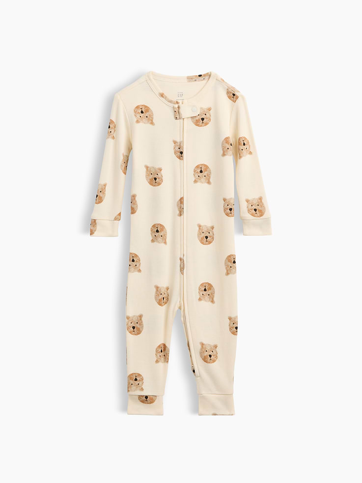 Image number 1 showing, Baby & Toddler Organic Cotton Print One-Piece