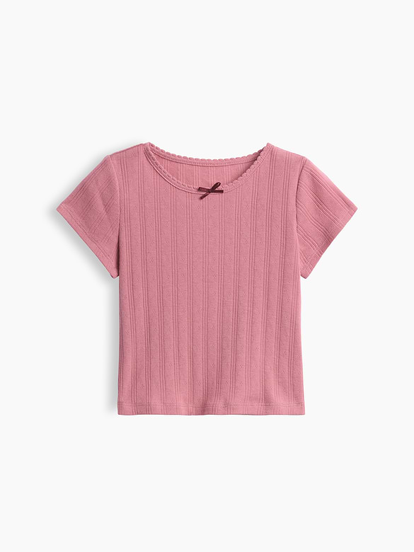 Baby & Toddler Pointelle Rib T-Shirt
