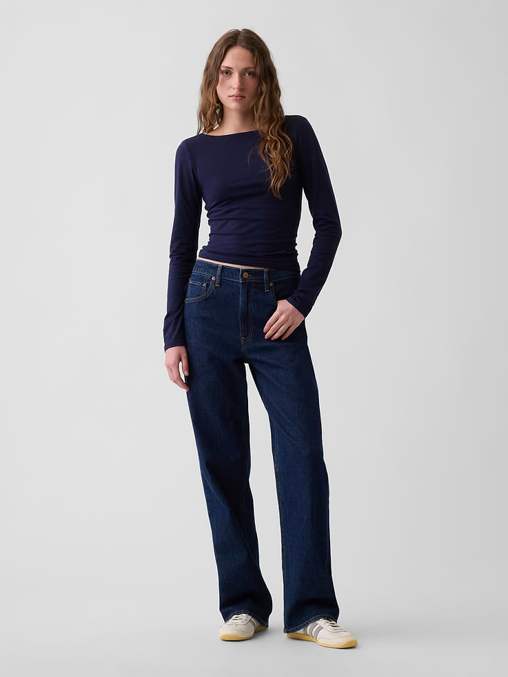 Image number 2 showing, CloseKnit Jersey Scoop-Back T-Shirt