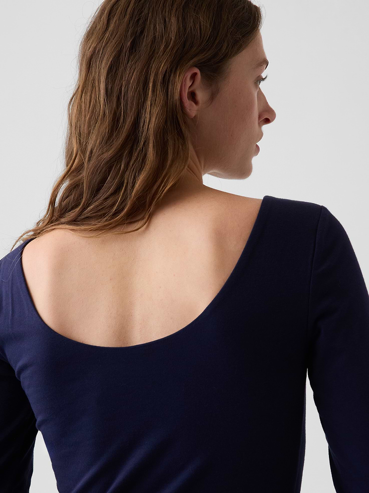 Image number 4 showing, CloseKnit Jersey Scoop-Back T-Shirt