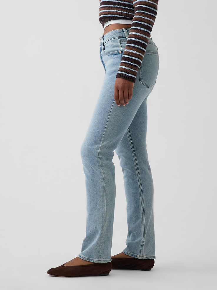 Image number 3 showing, Curvy High Rise '90s Slim Straight Jeans
