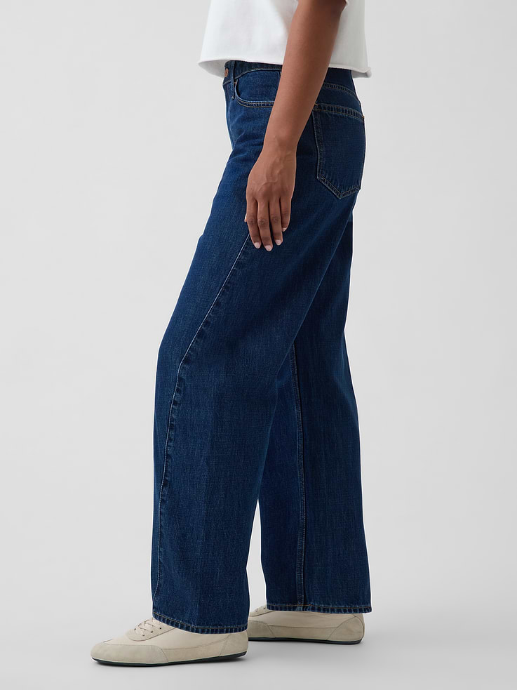 Image number 3 showing, Curvy High Rise Barrel Jeans