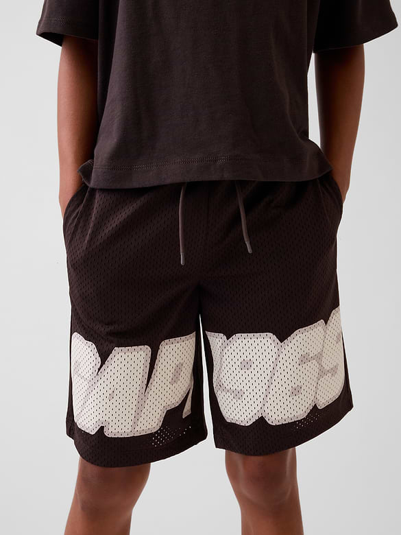 Kids 8" Mesh Active Shorts