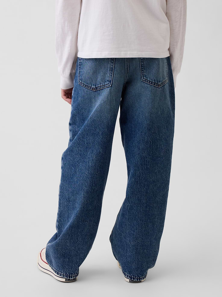 Image number 4 showing, Kids Baggy Taper Jeans