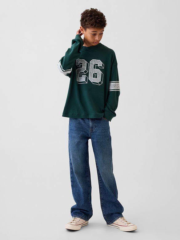 Kids Heavyweight Oversized Graphic T-Shirt