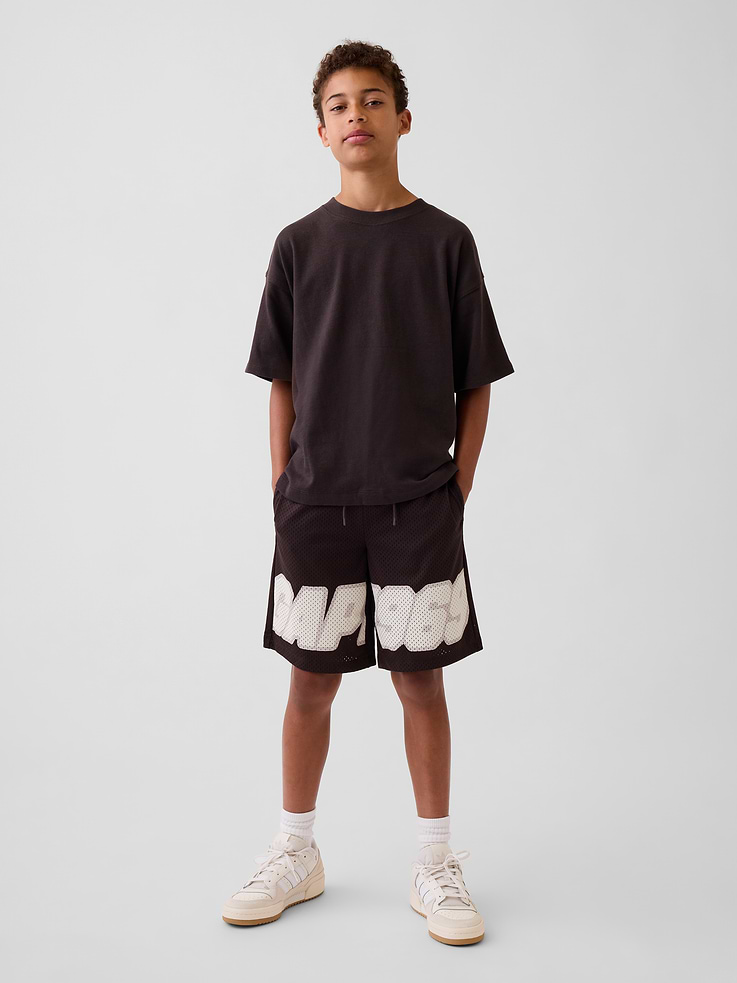 L'image numéro 4 présente T-shirt surdimensionné en tissu épais pour Enfant