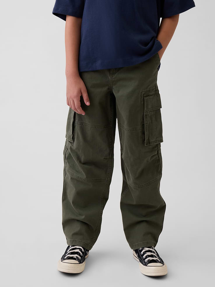 Image number 3 showing, Kids Loose Cargo Pants