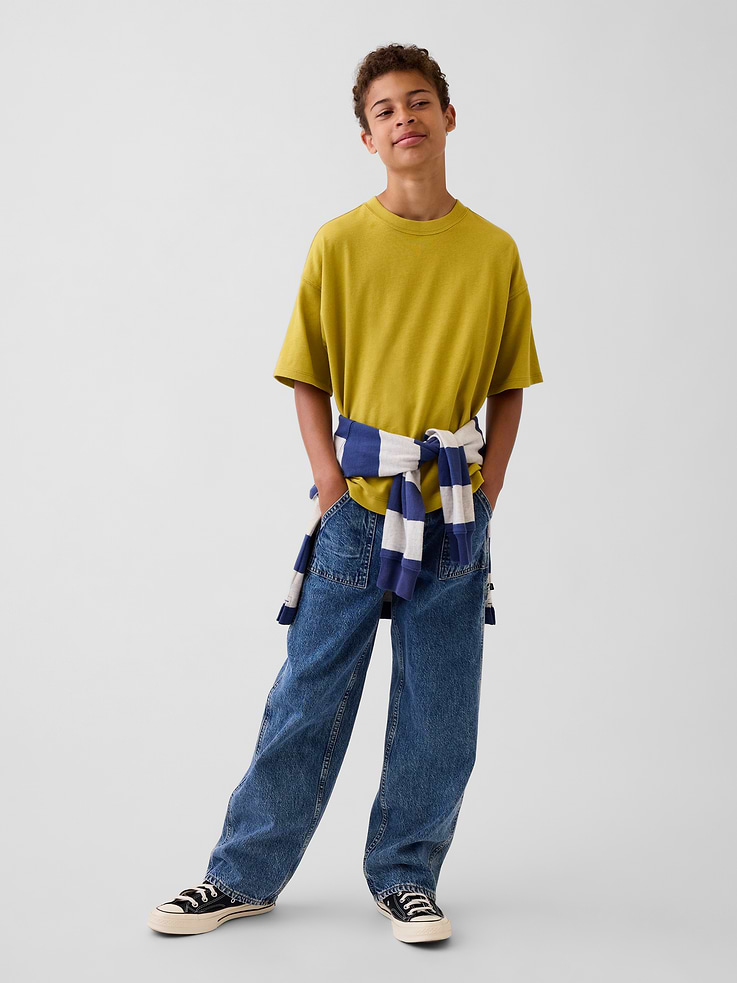 Image number 4 showing, Kids Heavyweight Oversized T-Shirt