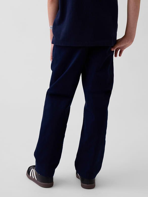 Kids Uniform Stretch Loose Khakis