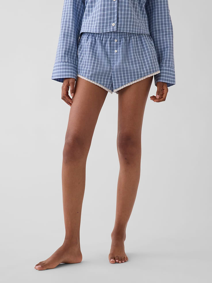 Image number 2 showing, Poplin Bloomer PJ Shorts