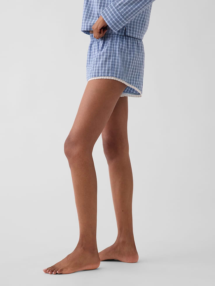 Image number 3 showing, Poplin Bloomer PJ Shorts