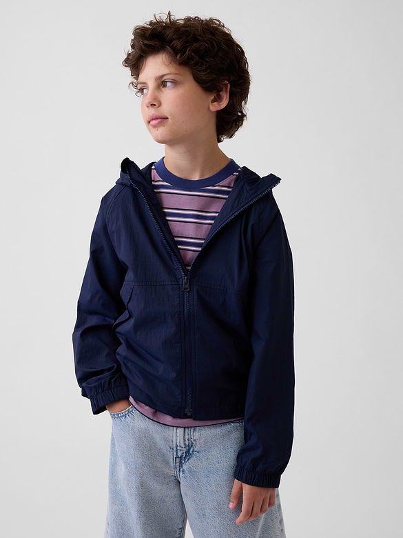 Kids Relaxed Windbreaker