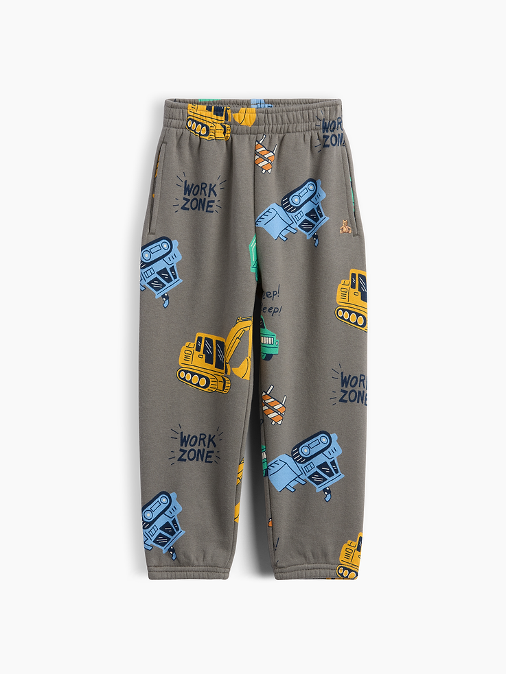 Image number 1 showing, Baby & Toddler VintageSoft Print Pull-On Joggers