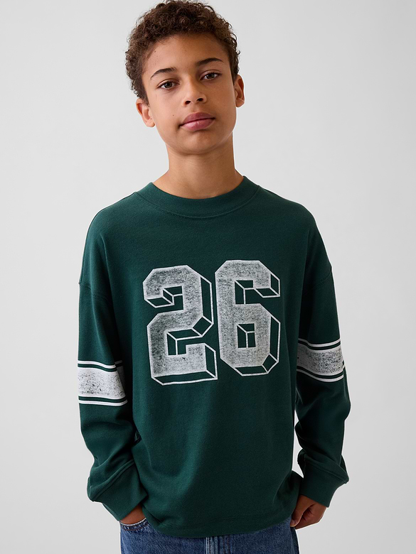 Kids Heavyweight Oversized Graphic T-Shirt