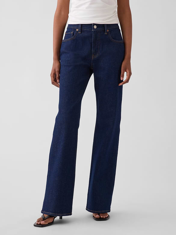 Low Rise Baggy Flare Jeans