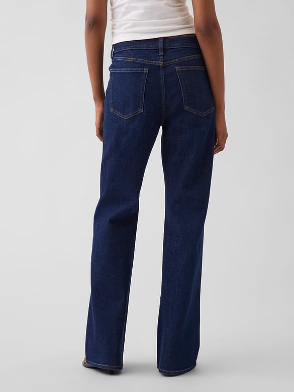 Low Rise Baggy Flare Jeans