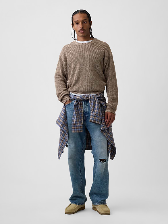 Relaxed Shaker Sweater
