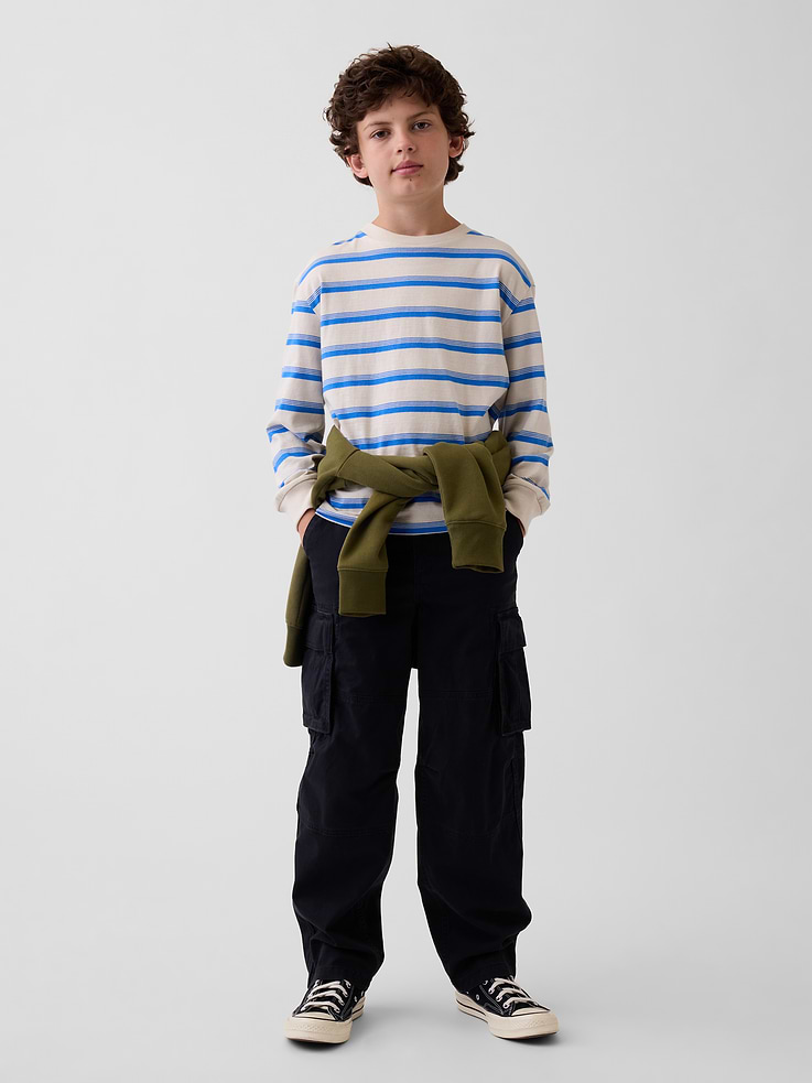 Image number 1 showing, Kids Loose Cargo Pants