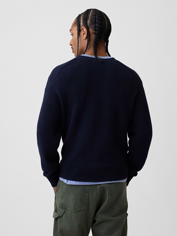 Relaxed Shaker Sweater