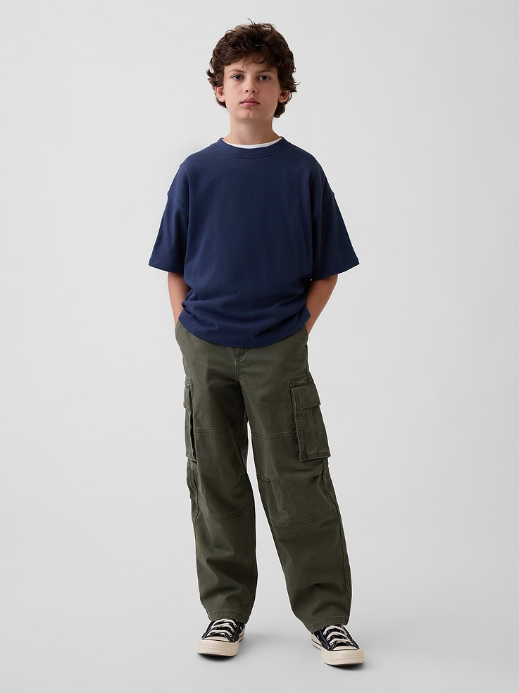 Image number 1 showing, Kids Loose Cargo Pants