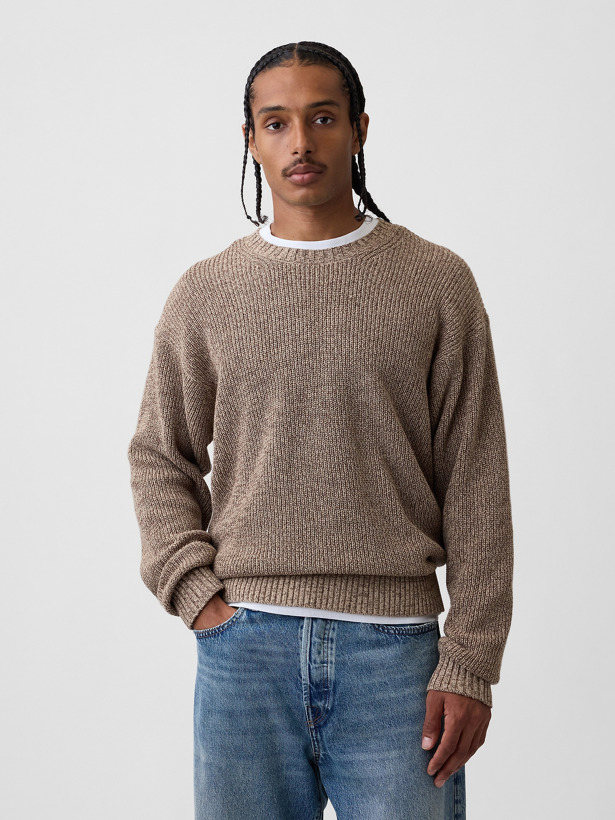Relaxed Shaker Sweater | Gap