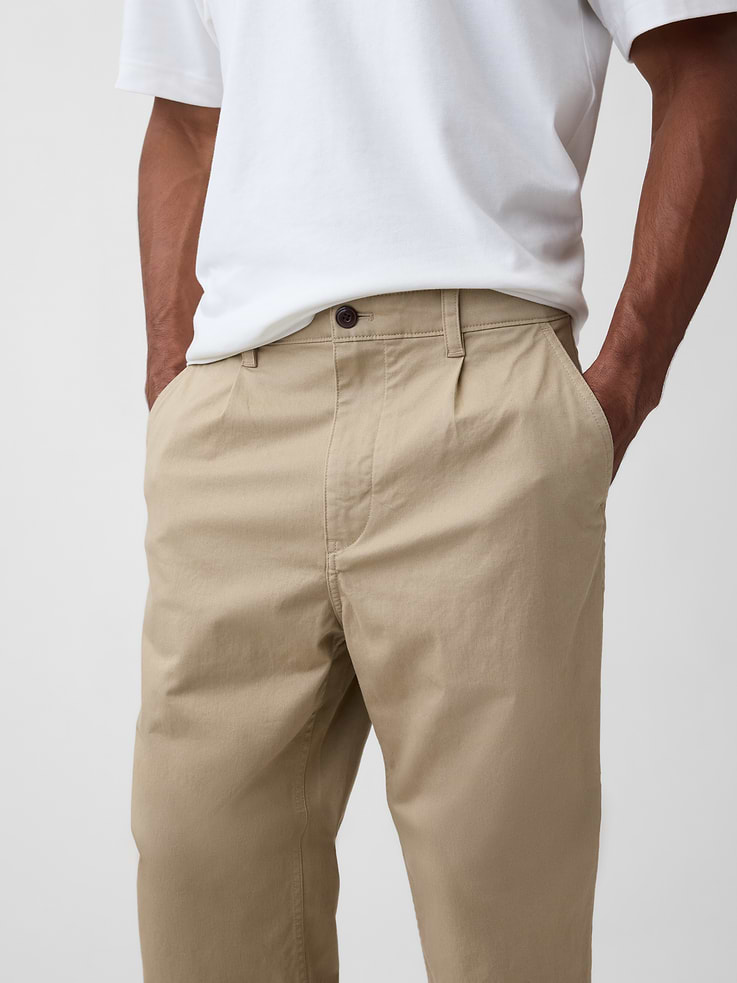 Image number 6 showing, Modern Loose Pleated Khakis