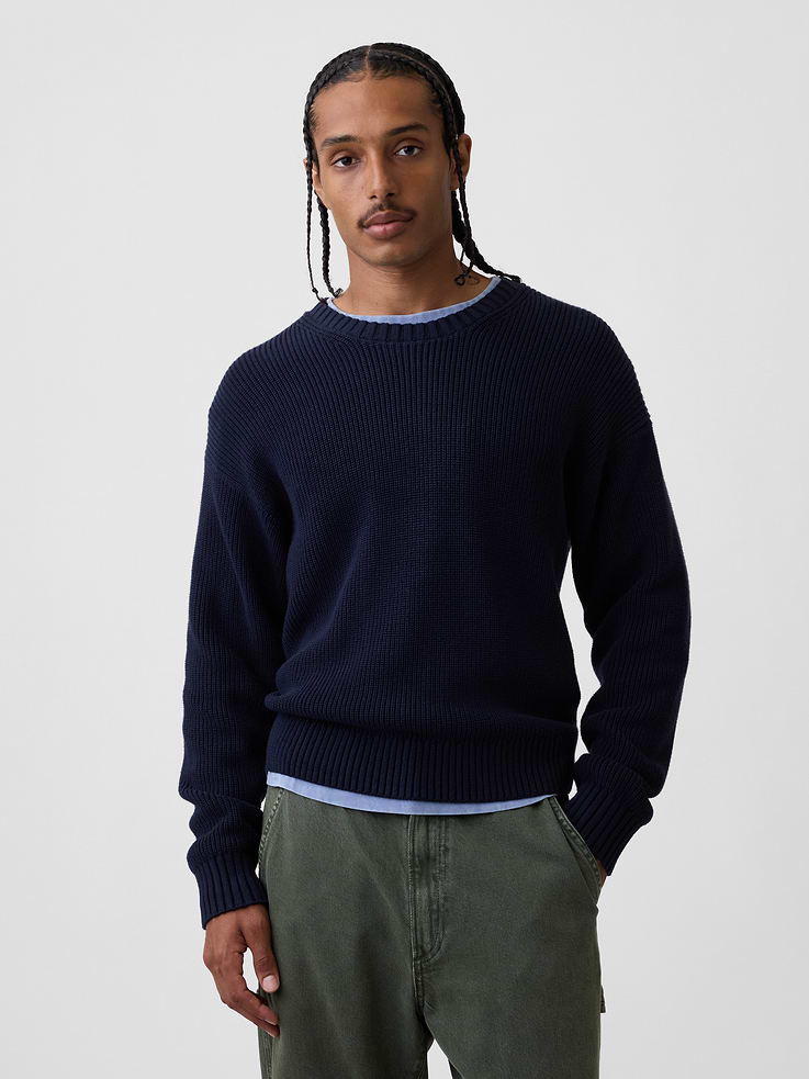 Image number 1 showing, Relaxed Shaker Sweater
