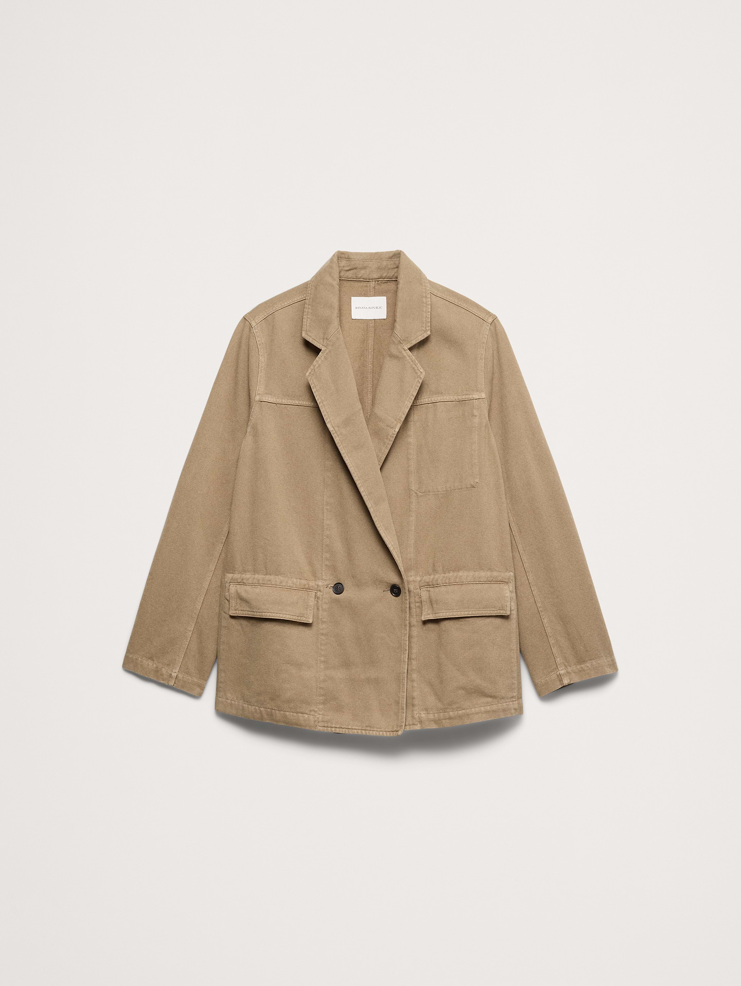 Image number 5 showing, Cotton-Linen Utility Blazer