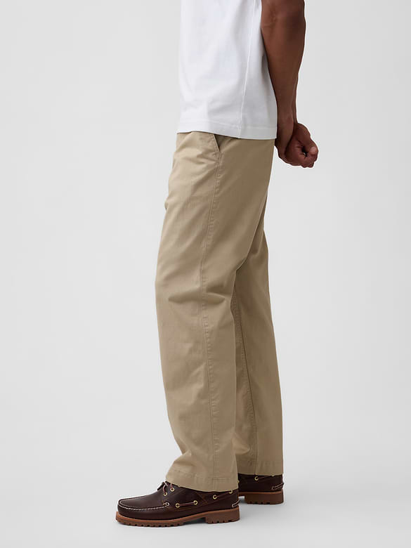 Modern Loose Pleated Khakis