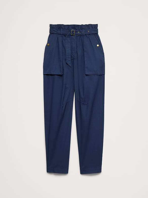 Ripstop Cotton Paperbag Pant
